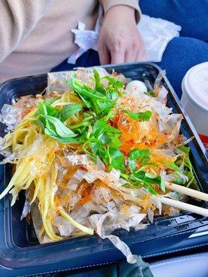 F8. Mixed Rice Paper Salad