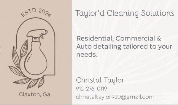 Taylor'd Cleaning Solutions