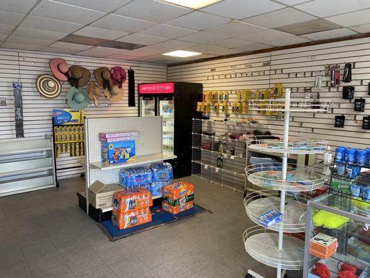 Ugly dirty waiting room selling bad products.