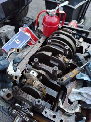 Engine Crank Bearing replacement.