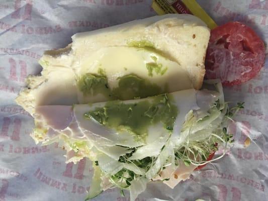 Ordered the #12.... It's supposed to have avocado spread on it. I hope next time I actually get some avocado on my sub to taste it