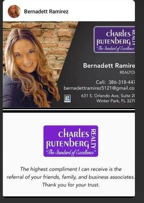 Bernadett Ramirez- Charles Rutenberg Realty
