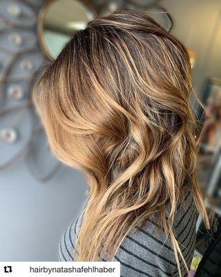 Chocolate and caramel balayage