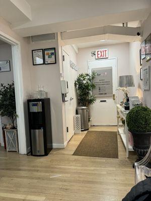 Small but neat waiting area