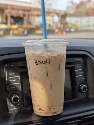 Brad's Bon Bon...large size iced latte, amazing!