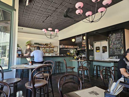 Inside of restaurant