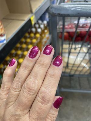 Manicure with gel color