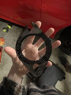 Gasket they reused from our old 2in when going our new 3in exhaust system