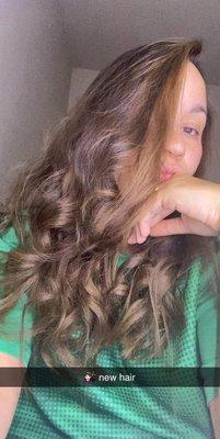 Ready for a change for this fall? This is a beautiful was Carmel-Chocolate Brown Balayage. :) Message me for prices and booking!!