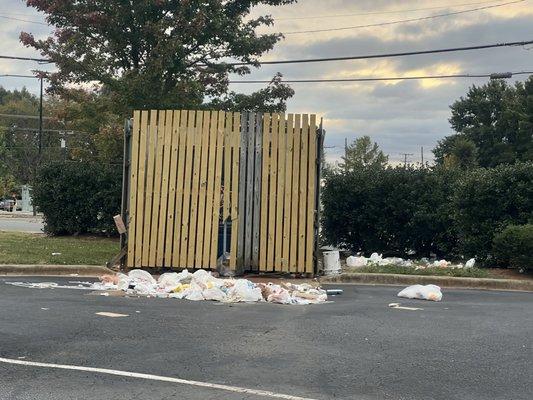 Trash outside for a week.