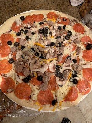 Cowboy Pizza (Pre Bake)