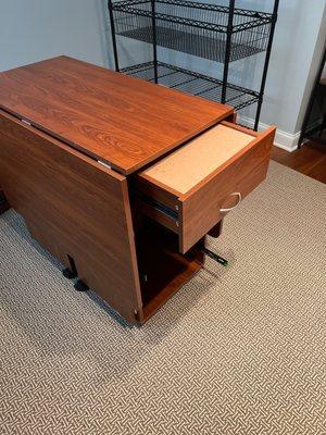 The only problem with an upside down drawer is gravity.