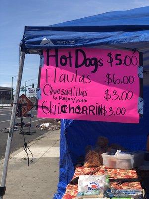 Blue Mexican Food Stand