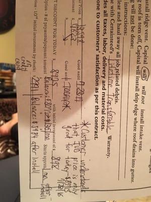 Estimate , discounted price only for "today". LOL. What Bull....