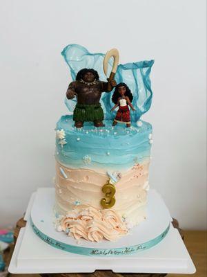 Moana themed cake