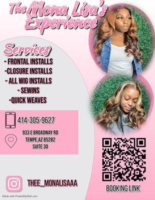 Hairstylist specialize in lace installs
