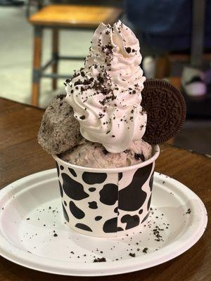 "Mini moo sundae"