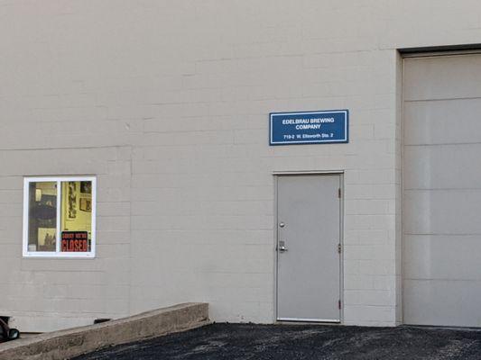 Front door - hard to find but worth it