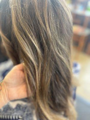 Beautiful caramel balayage by Kasea at Laxmi Lani!