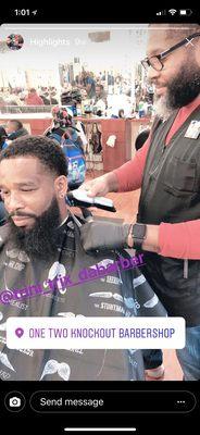 One Two Knockout Barber Shop