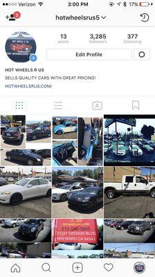 Please Follow us on Instagram @HOTWHEELSRUS5