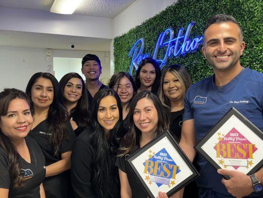 We are so honored to have been voted the BEST Orthodontist in the Antelope Valley by the AV Press in back to back years!