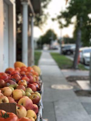 The produce is excellent.