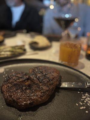 Ribeye cooked to perfection