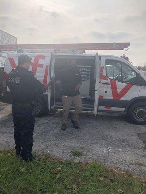 Employee Clyde Smith assaulted disabled female veteran after tearing cables out of her house