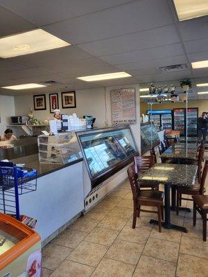 Main area for orders