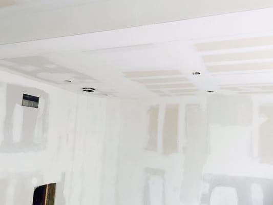 We install drywall