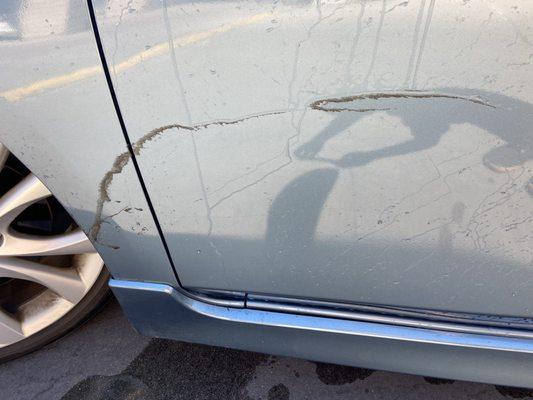 This is after the middle choice Touch car wash