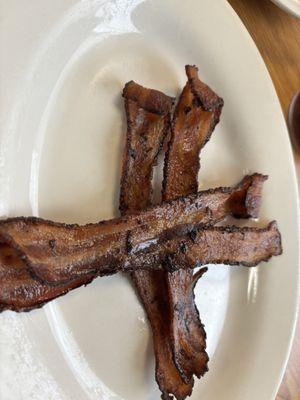 Pecan wood smoked bacon