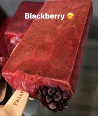 Blackberry popsicle