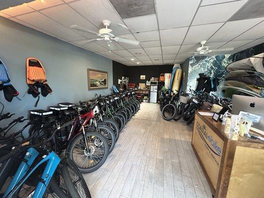 Ebike Rental Shop Interior