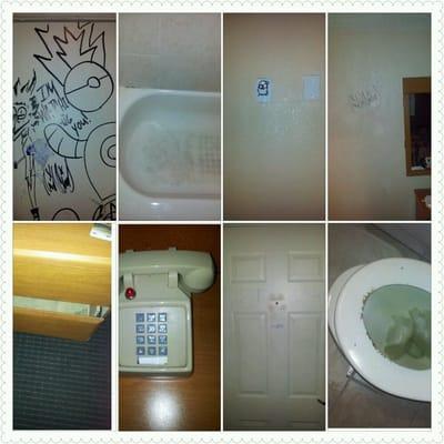 The room I was in had a lot of character.