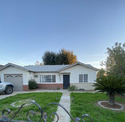 Our cute home in Rancho Cucamonga.