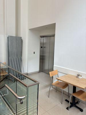 Lobby level elevator area, Neiman Marcus Union Square