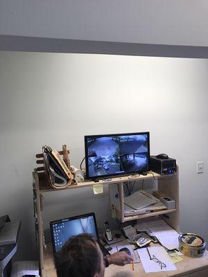 Got the office set up.