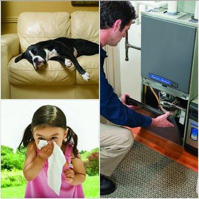 Reduce allergens and pet dander with Hudson Air LLC's HVAC services. Improve indoor air quality for a healthier home.
