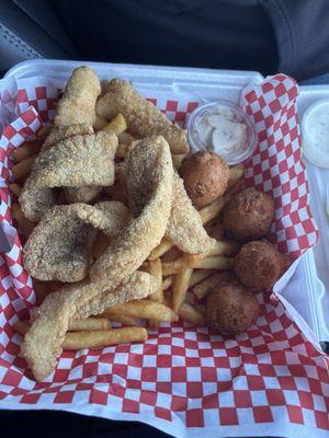 1/2 pound platter Catfish