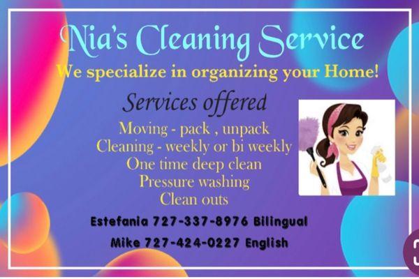 Nia's Cleaning Service