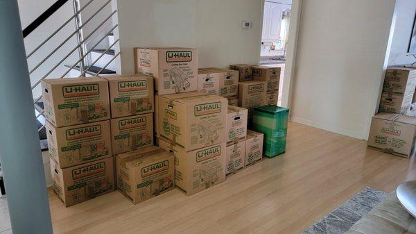 Boxed and labeled.