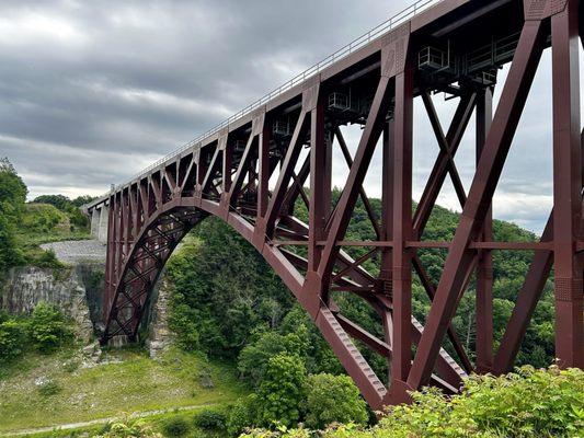 Genesee Arch Bridge over Upper Falls.