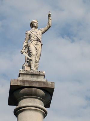 Ethan Allen Monument at the Greenmount Cemetery, Burlington