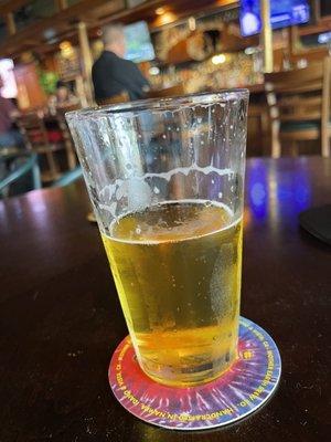 Stone Buenaveza -- Ice cold and awesome. A perfect compliment to the California burrito I had for lunch next door @ Sombrero.