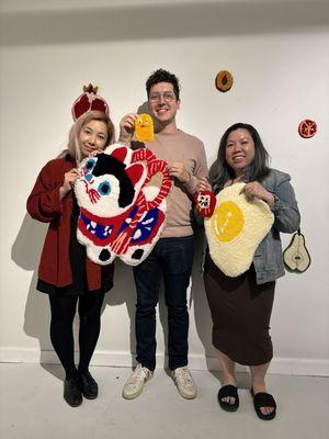 Completed Workshop Rugs.