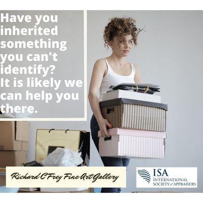 email us: richardcfrey@comcast.net
call: 530-343-4528 and we can help figure out what you have and the value!