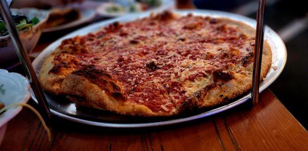 Thin Crust Cheese Pie