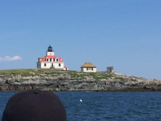 A lighthouse we saw on Egg island??? (This is where you can see some seals)